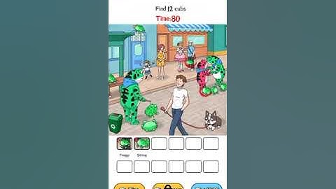 Brain Detective Level 32 Widowed Frog gameplay walkthrough