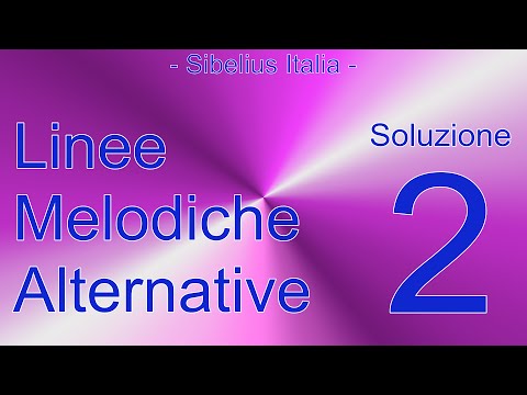 Sibelius Tutorial ITALIANO - Inserire Linee Melodiche Alternative (Soluzione 2)