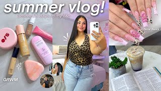 SUMMER VLOG 🥥 Aesthetic Days In My Life, New Nails, Shopping & Glowy Makeup Routine! screenshot 3