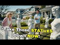 Karen Reported My Garden — I Planted Bigger Statues With Her Name On Them!