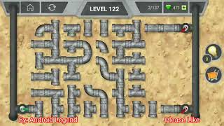 Pipeline Level 122 All 3 stars By Pixign, Android Solution