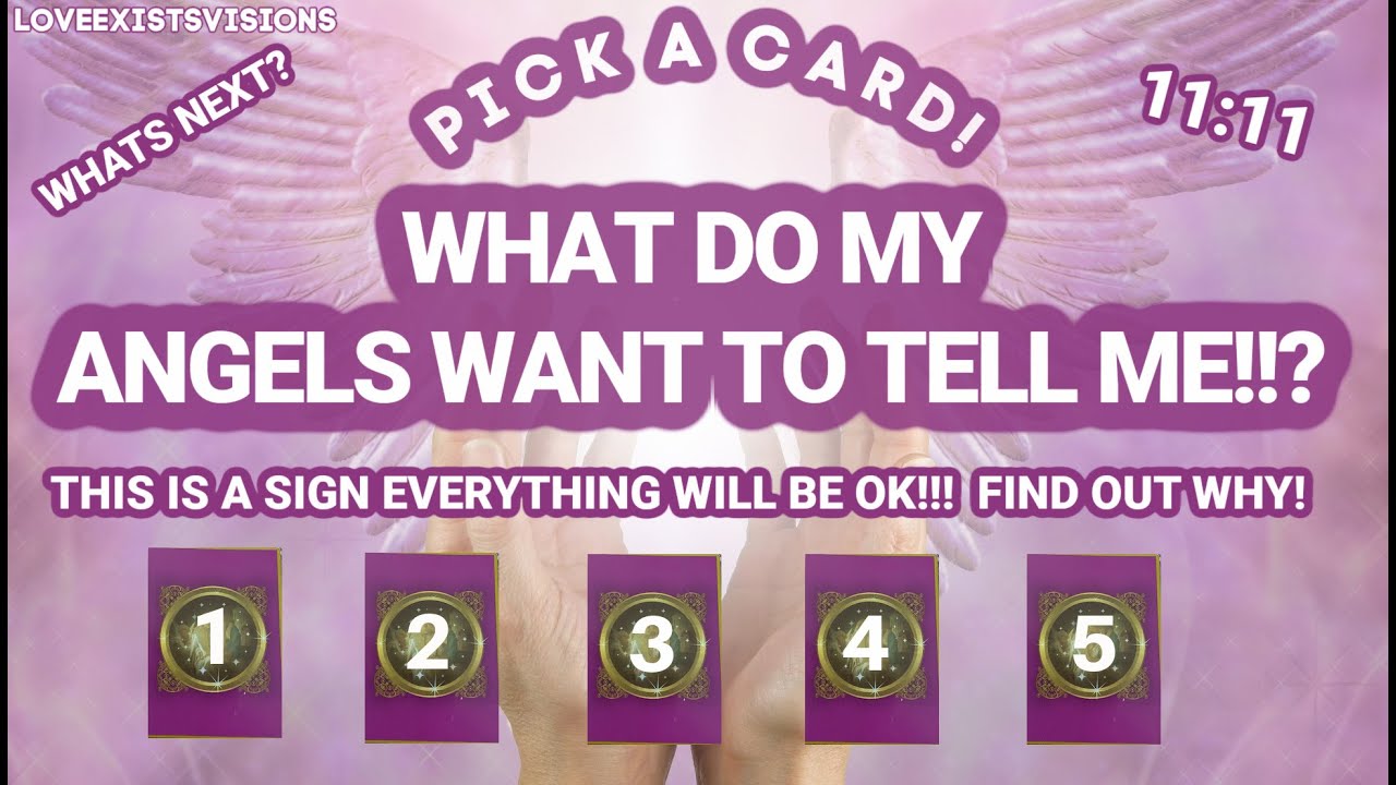 THIS MESSAGE has been SENT BY YOUR ANGELS🔮! *Pick A Card* Channeled Messages! Love, Career & More