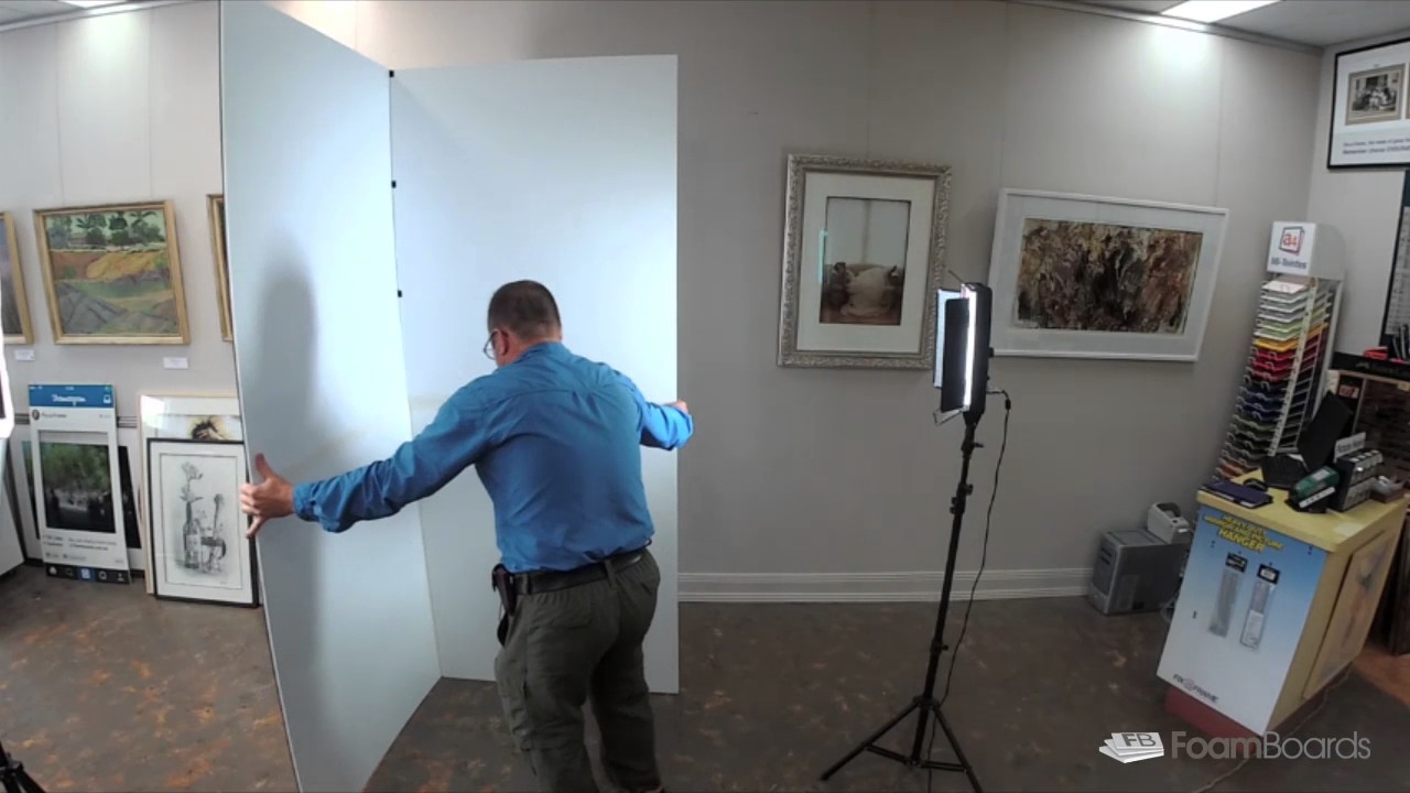 Portable V Flats for Photography - YouTube
