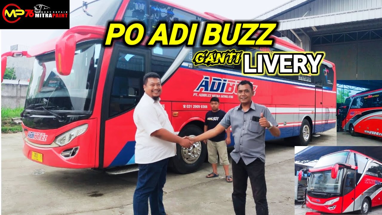 PO ADIBUZz Ganti Livery - YouTube