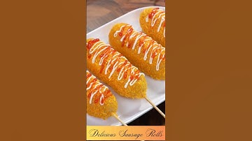 Yummy Sausage Rolls 😋 #shorts #youtubeshorts #short #food