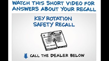Key Rotation Safety Recall - Chevrolet Camaro