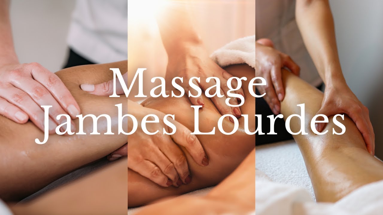 Relaxation massage jambes lourdes pour améliorer la circulation sanguine