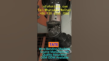 TATE CNC Wire Bending Machine for D Button Auto Parts Manufacturer