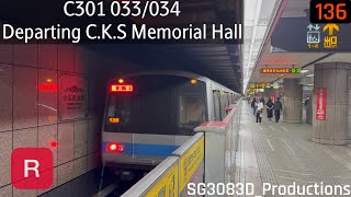 [TRTC][C151 Basis] Kawasaki-URC C301 [033/034] - Departing R08 Chiang Kai-Shek Memorial Hall (TXL)