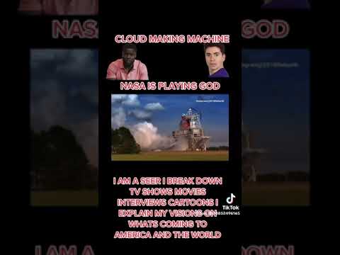 Nasa create clouds  bu machine  (control weather)
