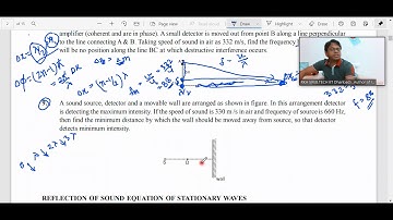 Doubt of IIT JEE Mains Module of sound wave discussed by RKH SIR(B.TECH IIT Dhanbad)