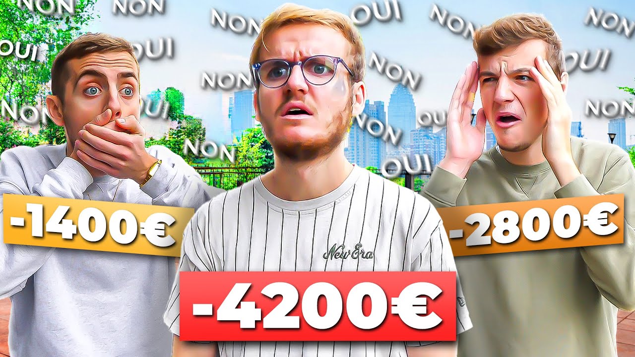 Ni oui ni non pendant 24h (dès que tu perds tu payes 100€)