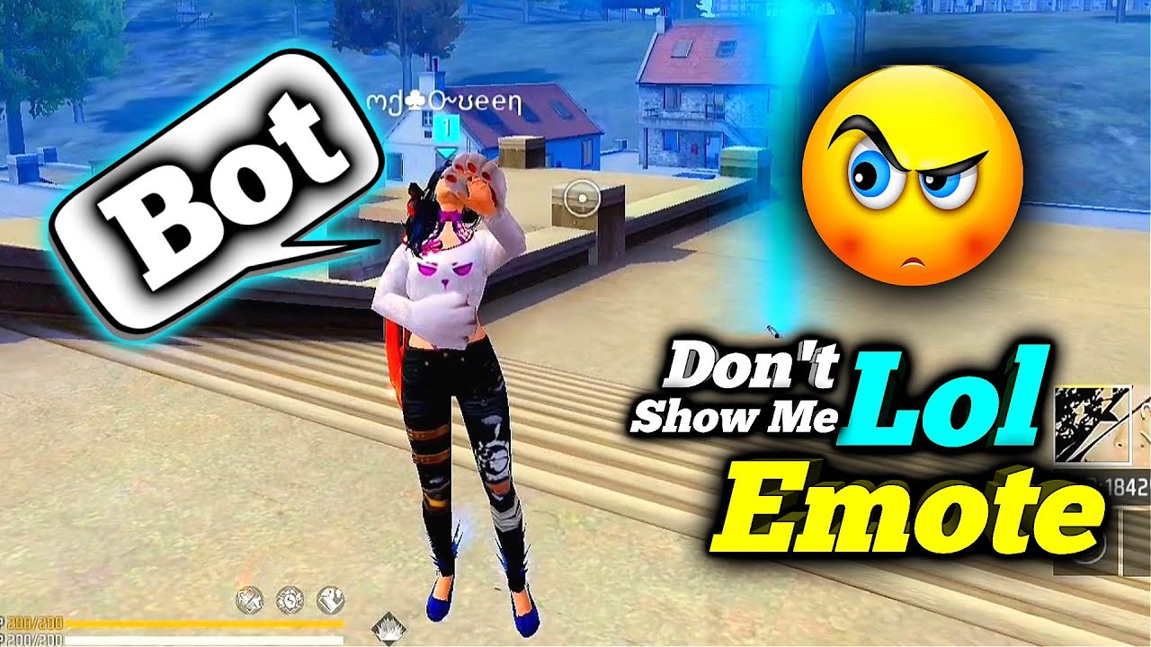 A Cute Girl Show Me Lol Emote 😂 | Free Fire Funniest Gameplay - YouTube