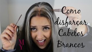 Como disfarÃ§ar CABELOS BRANCOS! Dicas de produto e como utilizar!