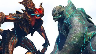 RAIJIN vs. LEATHERBACK/SKULL CRAWLER/MUTO and GODZILLAS | ARK Kaiju Battle