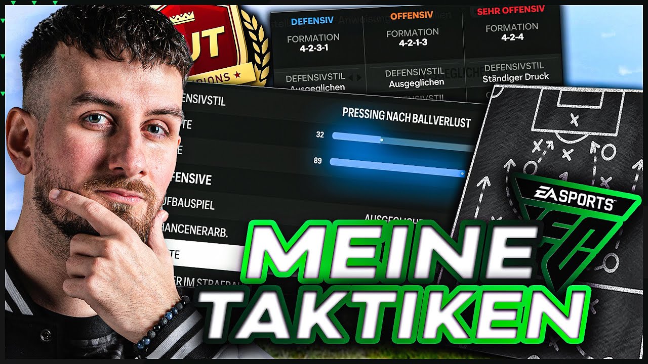 FC 24: MEIN ERSTES TAKTIK SETUP in Ultimate Team 24 💫 - YouTube