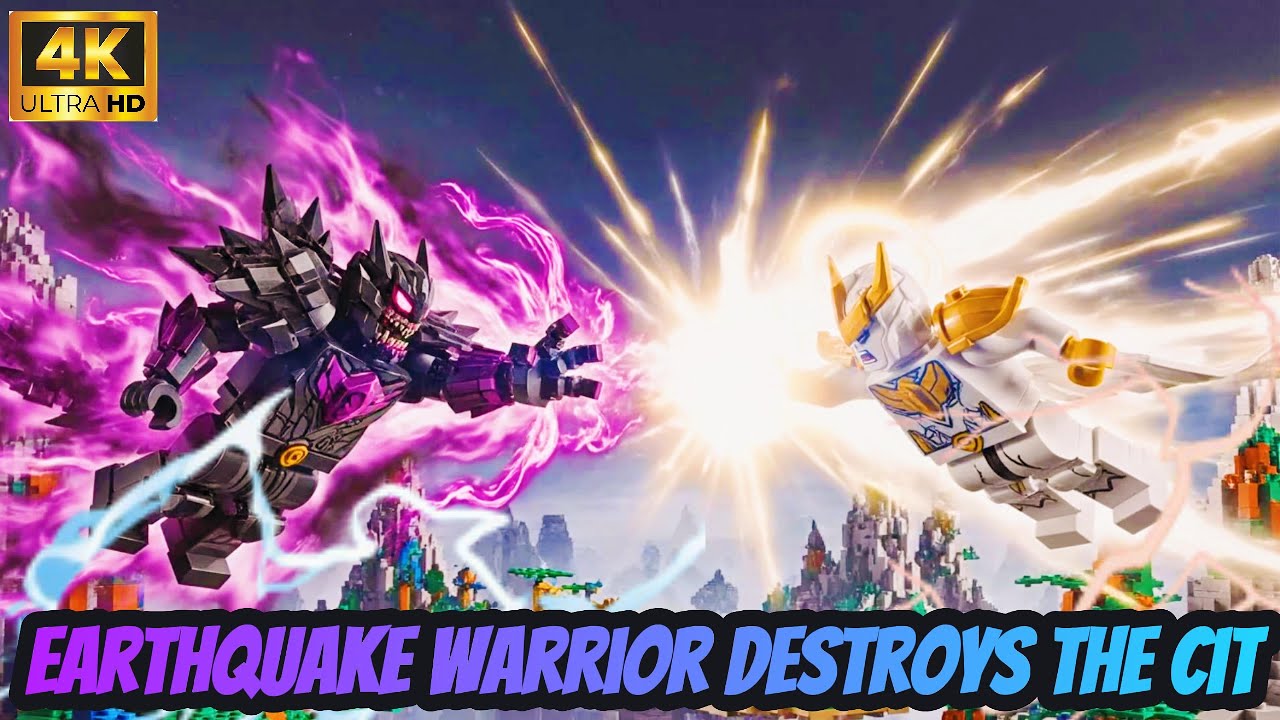 🌋 LEGO Earthquake Warrior Destroys the City – Unstoppable Power!