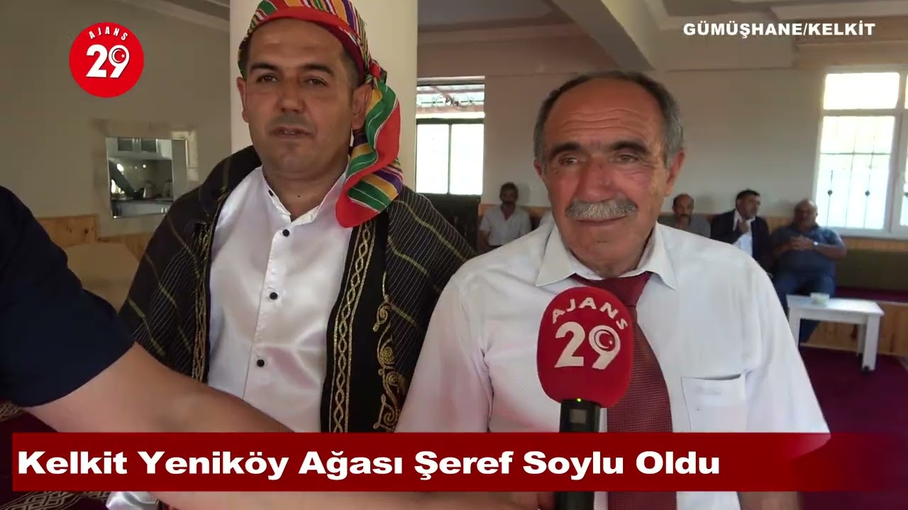 Kelkit Yeniköy Ağası Şeref Soylu Oldu