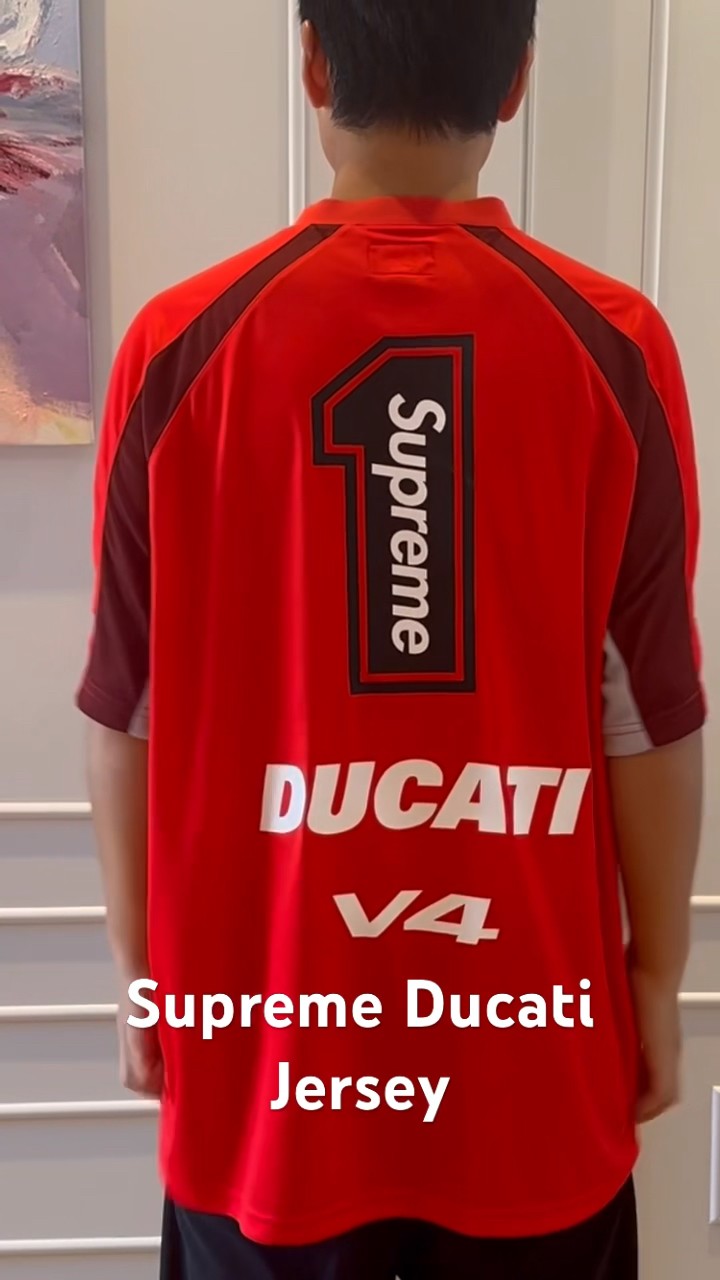 Supreme Ducati Soccer Jersey (SS24) - $118