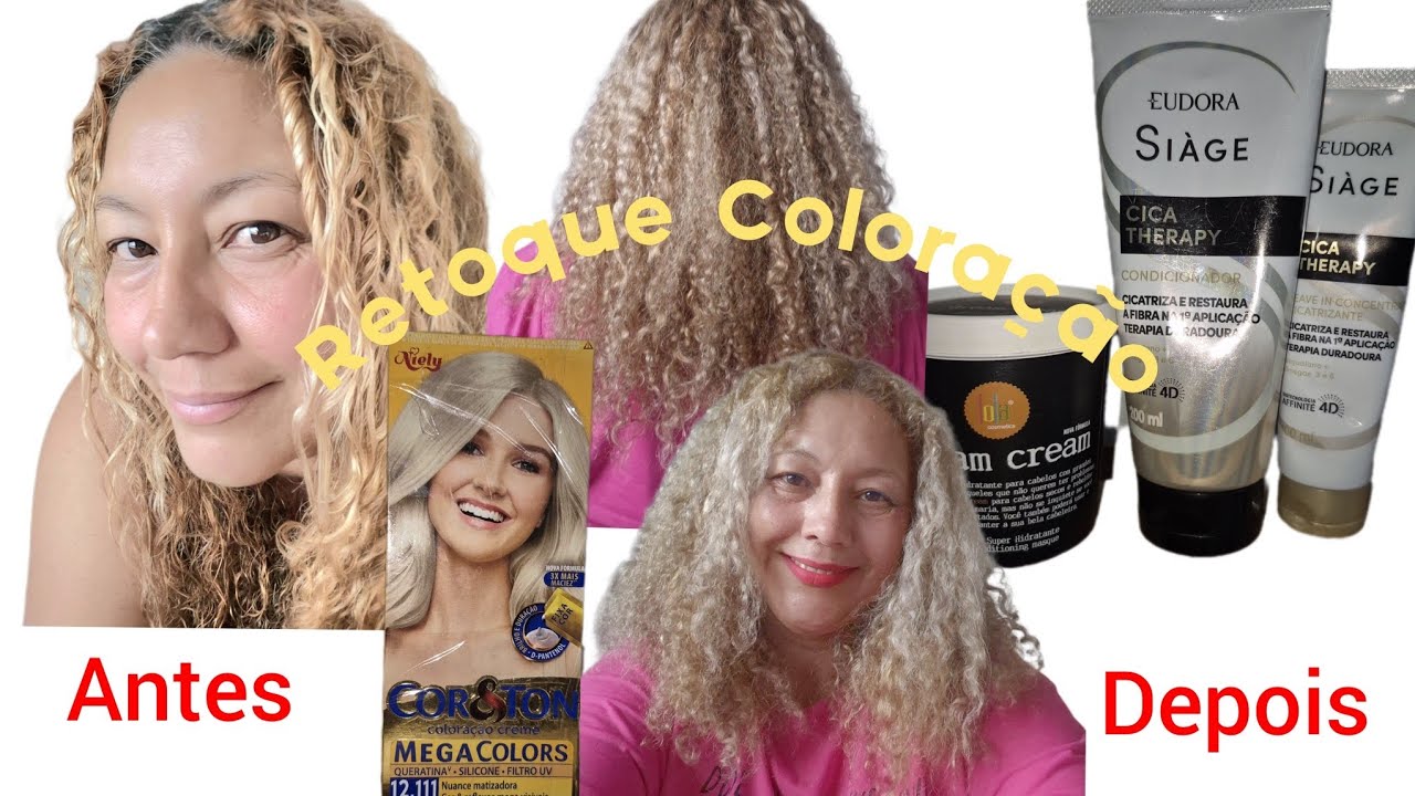 RETOQUE DE COLORAÇÃO COR&TON 12.111+ ROTINA CAPILAR POS QUÍMICA 