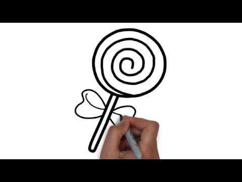 How To Draw A Lollipop Super Cute And Easy