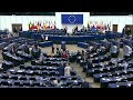 Xavier Bettel, Prime Minister of Luxembourg, addresses the Parliament