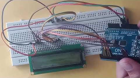 How to Interface 16x2 LCD with Arduino without I2C and Potentiometer