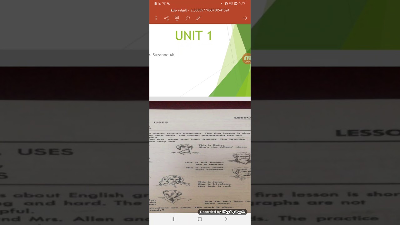 Unit 1 نحو  مرحلة اولى انكليزي مسائي