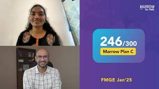 “I solved 200 questions every day using custom modules” - Dr Rajeswari (Plan C),246/300 FMGE Jan ’25