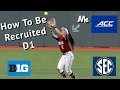 How To Be Recruited D1 For Softball (and other sports)