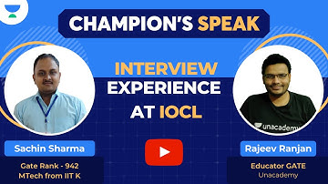 Champions Speak | Interview experience AT IOCL | Sachin Sharma | Rajeev Ranjan
