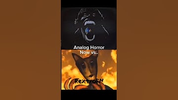 Analog Horror Now Vs Then 🔥🥶 | Analog Horror Edit | #tiktokeffects #analoghorror #horrorshorts