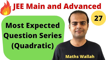 Rank Booster Questions 27 | Quadratic Equations | JEE Main and Advanced (IIT JEE) | DPP