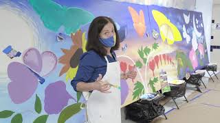 Spring-Ford Spotlight - Artist In Residence Mural | 9th Grade Center