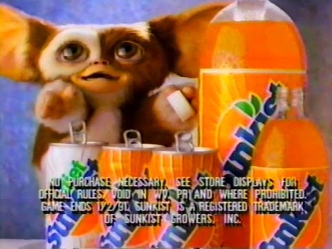 Sunkist / Gremlins 2 Commercial - 1990 - Sunkist / Gremlins 2 Commercial - 1990