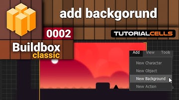 0002. add ( import ) background in buildbox 2