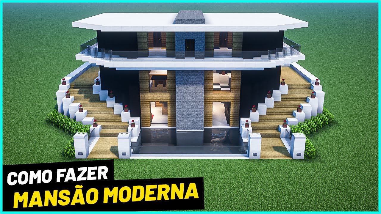 Como Fazer Casas de Madeira no Minecraft  Minecraft Casas de Madeira #03 