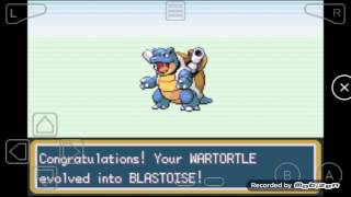 Wartortle evolve into Blastoise