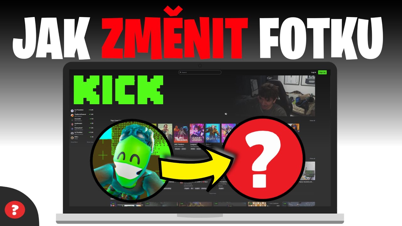 Jak změnit profilový obrázek na Kicku | Návod | Kick - YouTube