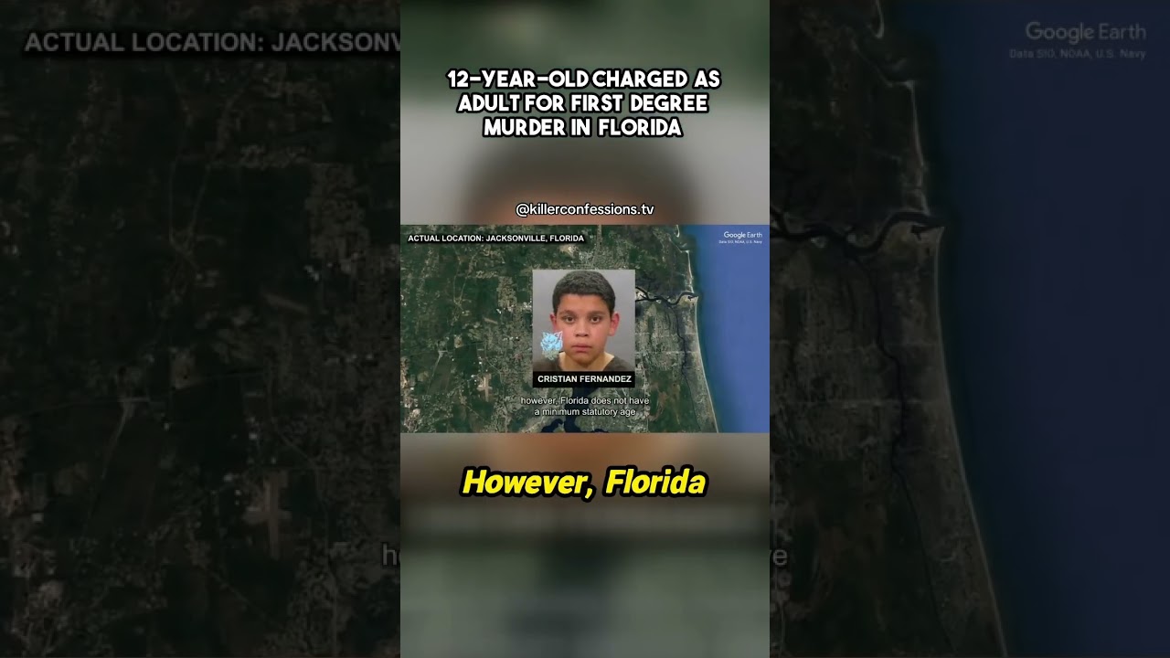 12-YEAR-OLDCHARGED AS ADULT FOR FIRST DEGREE MURDER IN FLORIDA😱 
