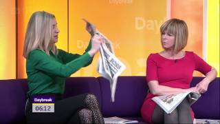 Kate Garraway - Showing Her Heels Tights Toes - 22-Feb-11
