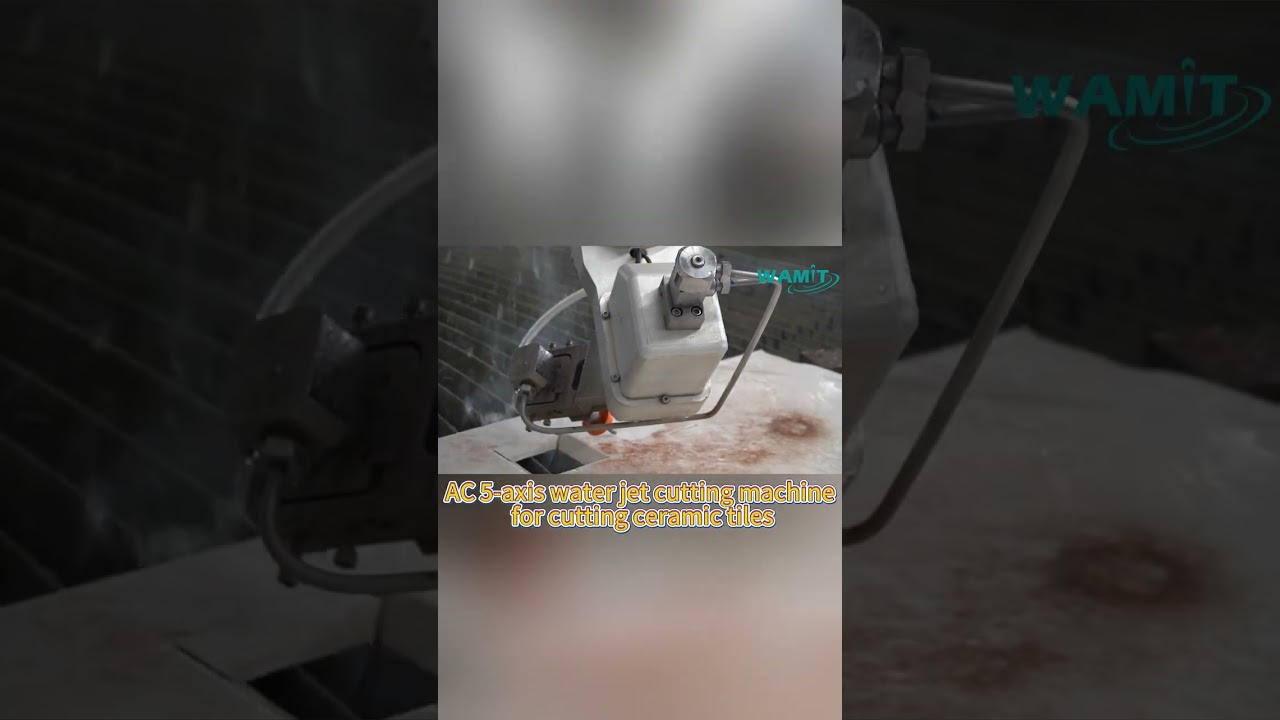 5 axis AC waterjet cutting for countertop marble granite