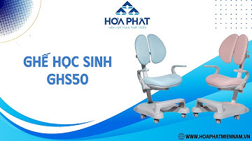 Ghế Học Sinh Chống Gù Điều Chỉnh Độ Cao GHS50 | Nội Thất Hòa Phát