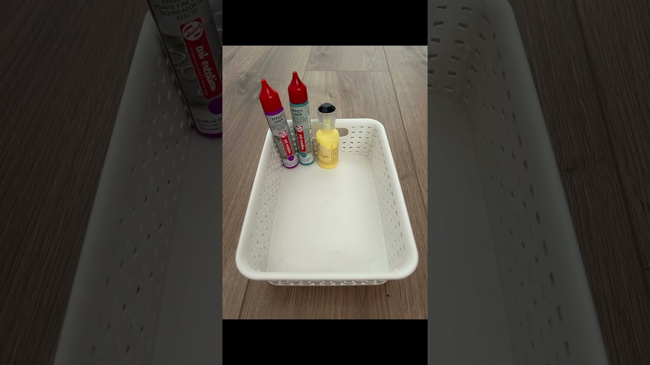 Sort my art supplies with me;) 