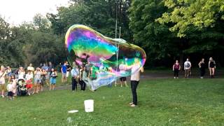 Giant Bubble Slow-Mo