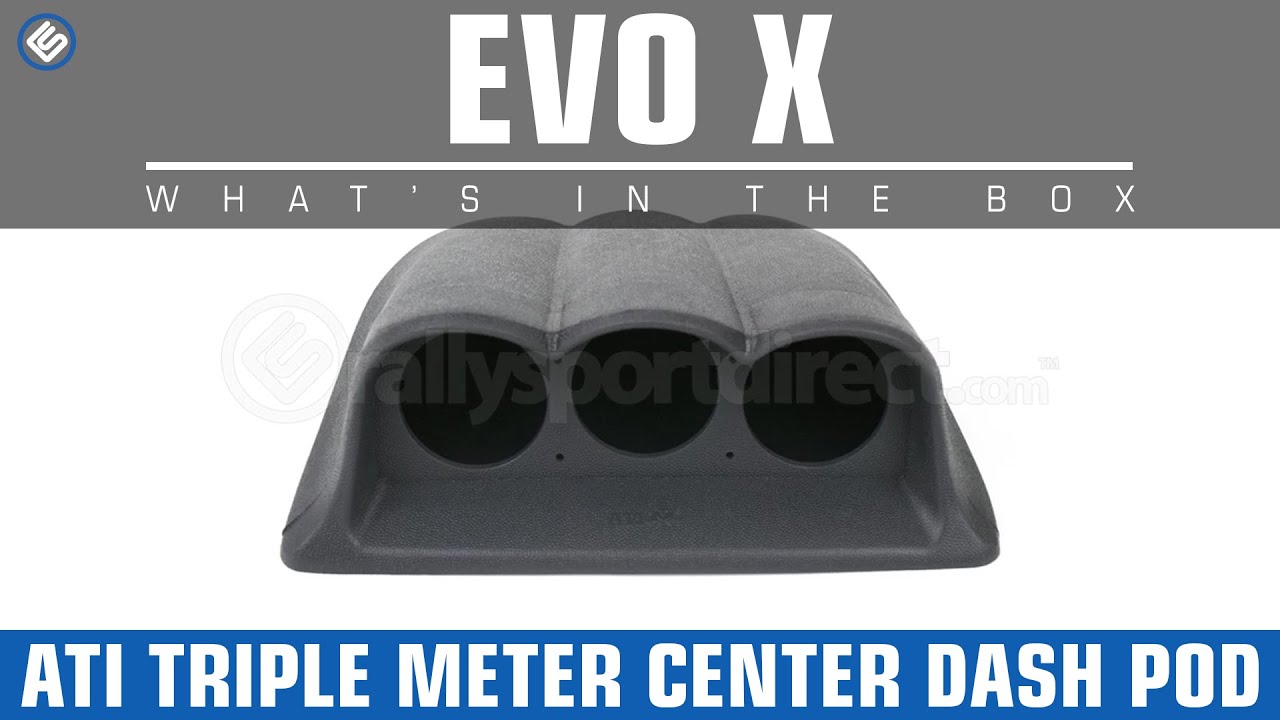 ATI Evo X Gauge Pod Whats in the Box? YouTube