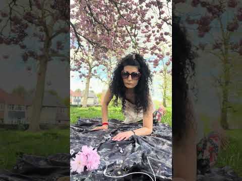 Grounding under blossom tree then boots back on for a spin