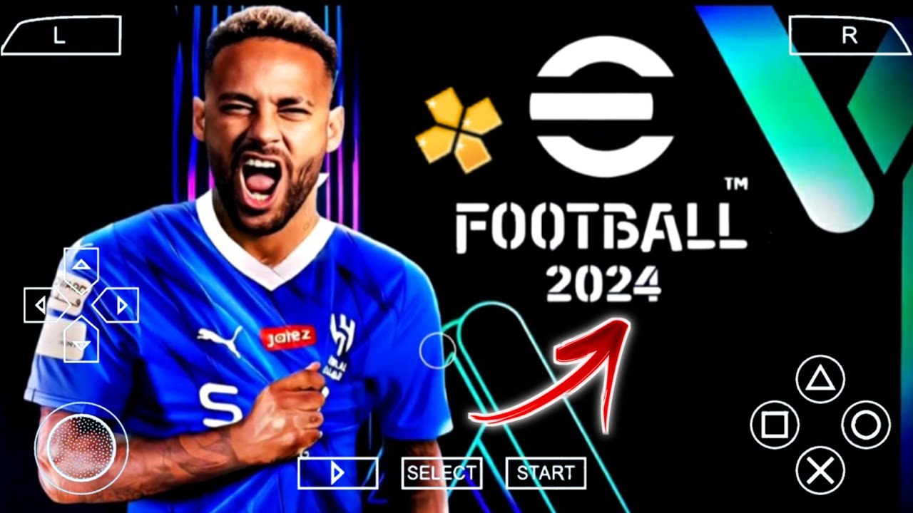 ✓ eFootball PES 2023 PPSSPP Atualizado C/ Gráficos Realistas +