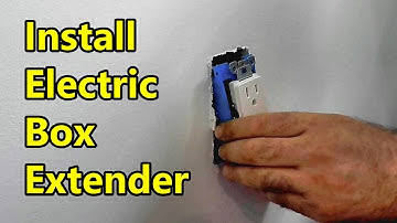 How to Install Electrical Box Extender - Outlet or Switch
