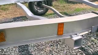 Aluminum Boat Trailer cleaning Before and after